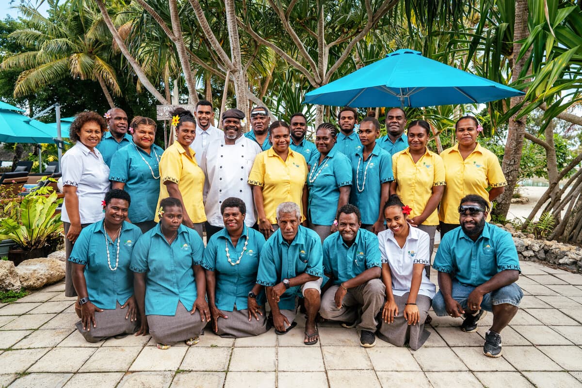 Sunset views from resort